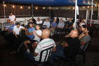  بالصور: عقد لقاءات ضمن فعاليات اليوم الثاني لخيمة الاعتصام بحي العرقتنجي في مدينة يافا